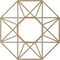 Ekena Millwork Guardian Wood Fretwork Pierced Ceiling Medallion, Birch, 32"OD x 12 1/2"ID x 1/4"T CMWP32X32X0250GDBI - alternate 2